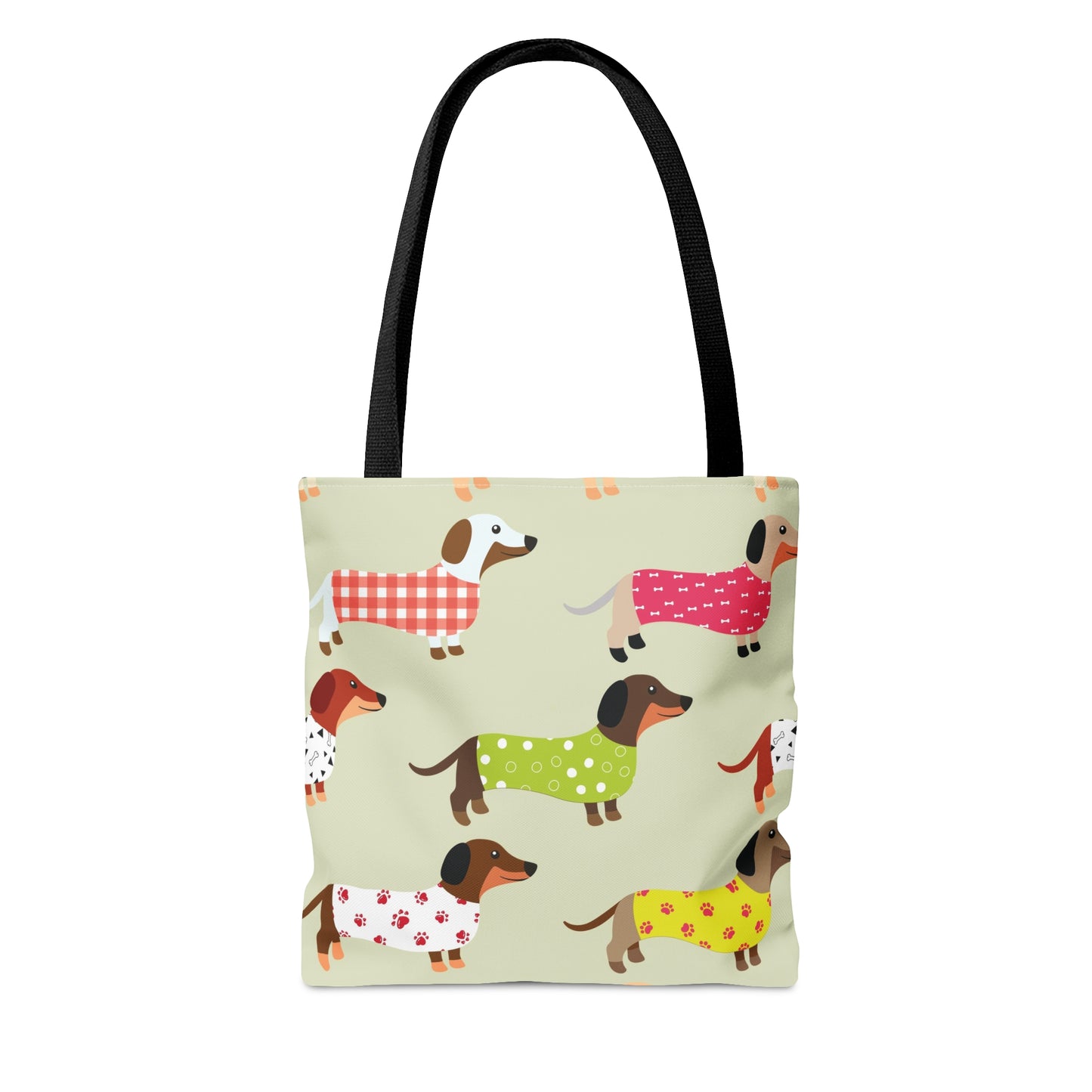 Tote Bag - AOP - Dachshunds in Sweaters