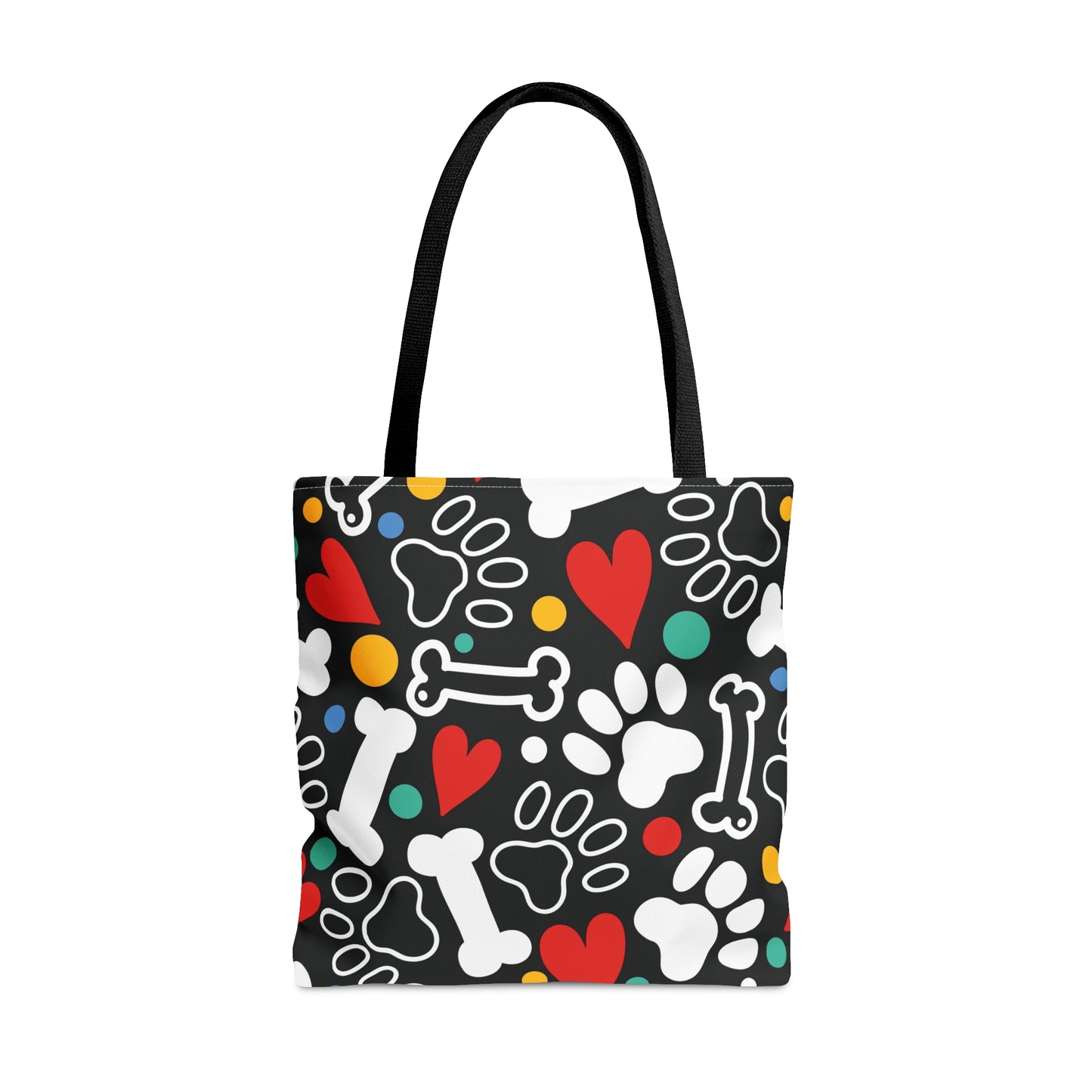 Tote Bag - AOP - Hearts and Paws