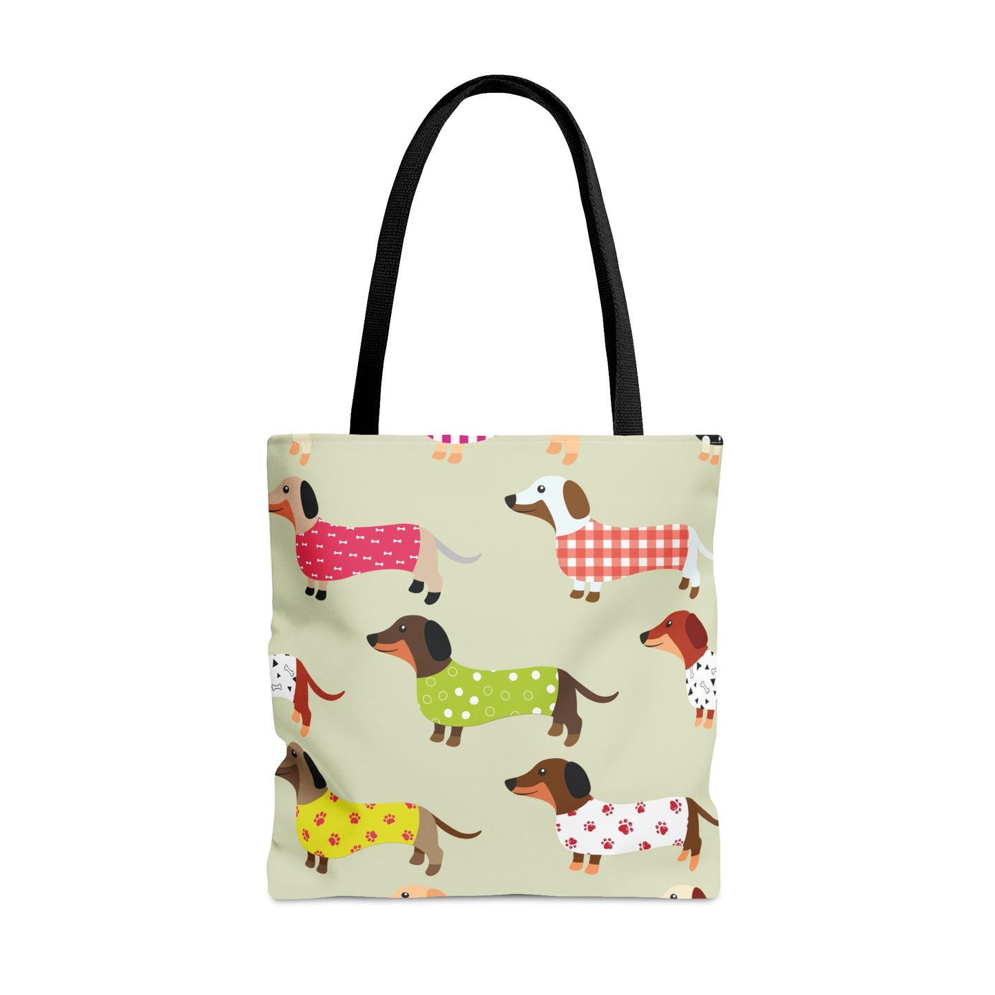 Tote Bag - AOP - Dachshunds in Sweaters