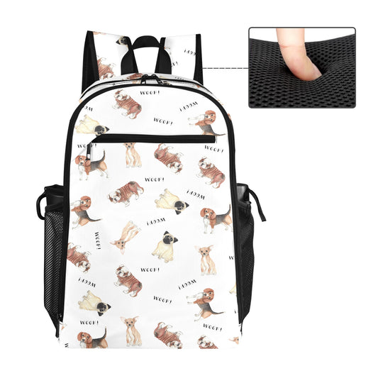 MB-Puppy-Woof-Pattern Backpack All Over Print Leisure Sports Backpack (Model 1741)