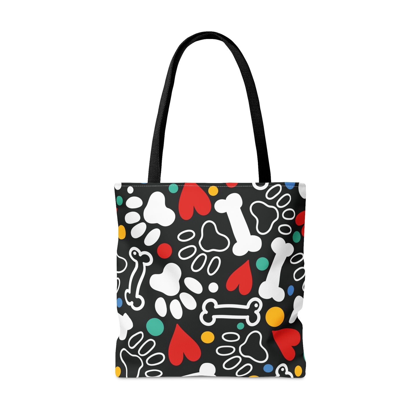 Tote Bag - AOP - Hearts and Paws